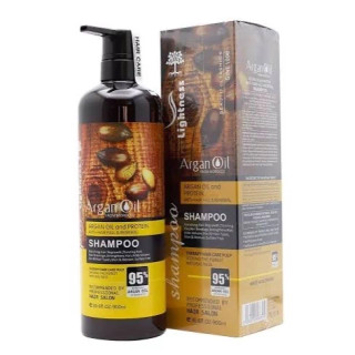شامپو لایتنس روغن آرگان بدون سولفات اسلواکی اصل هولوگرام دار 900 میل